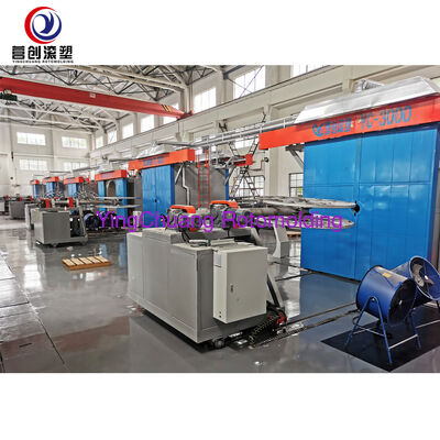 kupować YINGCHUANG Multi-Arm Automatic Ferry Shuttle Rotomolding Machine, PLC Controlled Double Arm Rotational Moulding Equipment For Large Hollow Plastic Tanks & Furniture (Płynna maszyna automatyczna do formowania promów, sterowana przez PLC) produkcja online