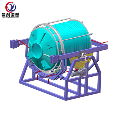 kupować Maszyna do produkcji zbiorników na wodę Open Flame 5000L, Flame Fire Swing Rolling Machine online manufacture