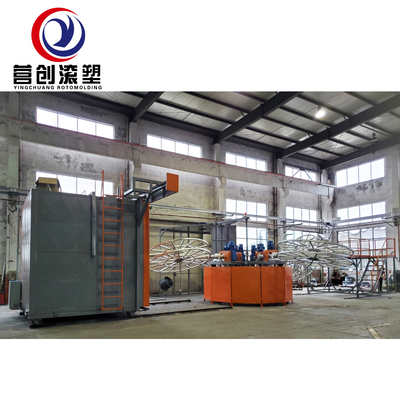 kupować LLDPE Bi-Axial Rotomoulding Machine 7000L Zbiornik objętość 1 rok online manufacture