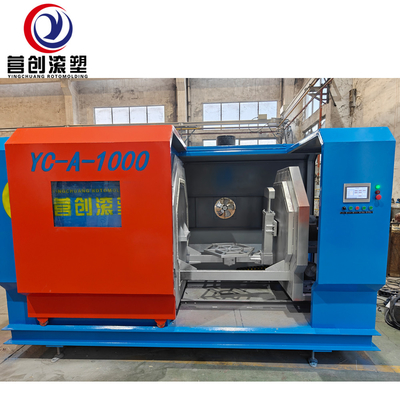 kupować 1000*1000 Elektryczne ogrzewanie Rotomolding Machine Z 100KG pojemności ładunkowej / 50KW mocy całkowitej online manufacture