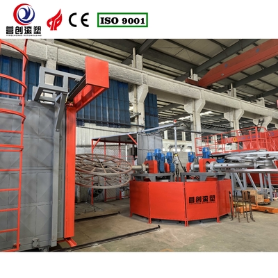 kupować Elektryczny układ chłodzenia Szuttle Rotomolding Machine z szybką prędkością produkcji online manufacture