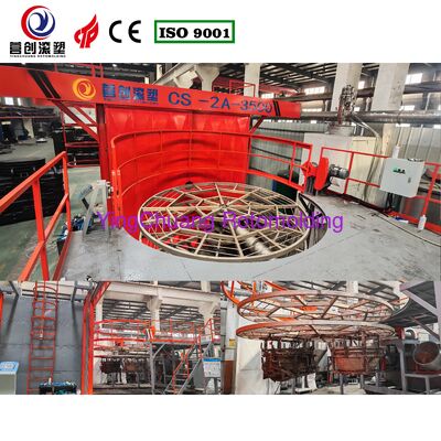 kupować Temperatura formowania 200-400C Shuttle Rotomolding Machine Dostosowany wymiar maszyny Zaprojektowany do dostarczania spójnego produktu produkcja online