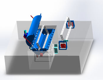 kupować Łatwa konserwacja Rock And Roll Rotomoulding Machines ze sterowaniem Delta PLC online manufacture