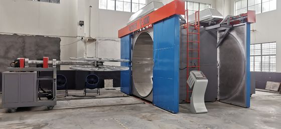 kupować PLC Control Shuttle Rotomolding Machine Z czasem cyklu 15-30min online manufacture
