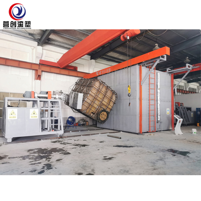 LLDPE Shuttle Rotomoulding Machine 62KW dla zakładów produkcyjnych
