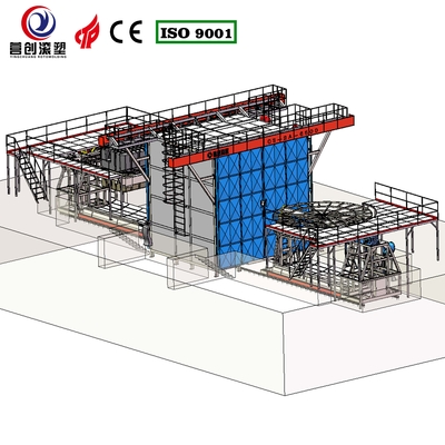 Tryb chłodzenia Chłodzenie powietrza Przenośniki Rotomoulding Machines For Customized Electrolyte energy storage tank