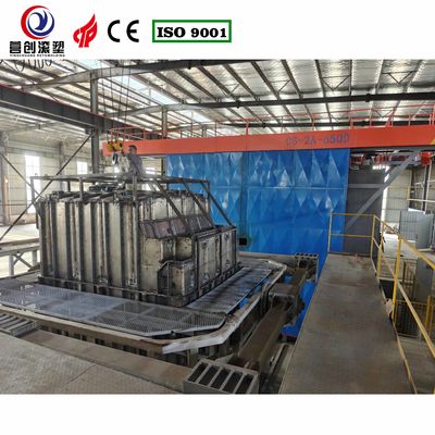 Yingchuang Roto 6.5 metrów pieca Shuttle Rotomoulding Machines dla zamówienia elektrolitów zbiornik energii