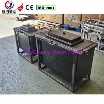Niestandardowa dwuosiowa forma do formowania rotacyjnego ze stali nierdzewnej do produkcji plastikowych zbiorników do przechowywania wody LLDPE