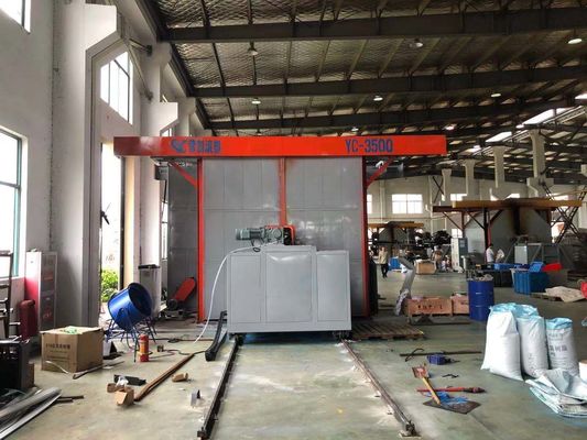 1-8rpm Speed ​​Shuttle Rotomolding Machine 500000 Kcar Burner 15-30min Czas cyklu