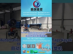 Dostosowalna maszyna do tworzenia kajaków Rock And Roll Rotomoulding Machines