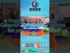 Automatyczny system operacyjny dwuosiowej karuzelowej maszyny do formowania rotacyjnego do gry w pickleball