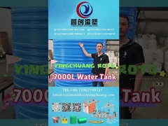 Zbiorniki na wodę formowane rotacyjnie o pojemności 7000L, wysoka trwałość i niezawodność